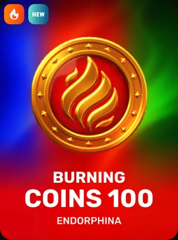Endorphina's Burning Coins 100 in the Amunbet slot lobby